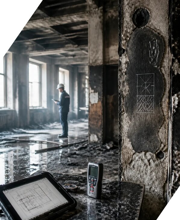 Обследование зданий после пожара в Нальчике от 15545 р. | ЭкспертизаРоссия